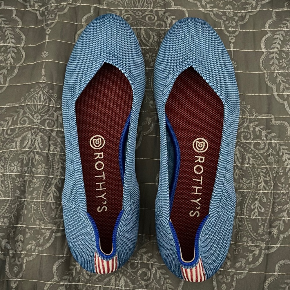 Baby blue Rothy’s